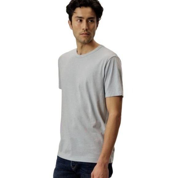 Buck Mason Other - BUCK MASON LIGHT BLUE CREW STRAIGHT HEM TSHIRT SZ:XL NWOT